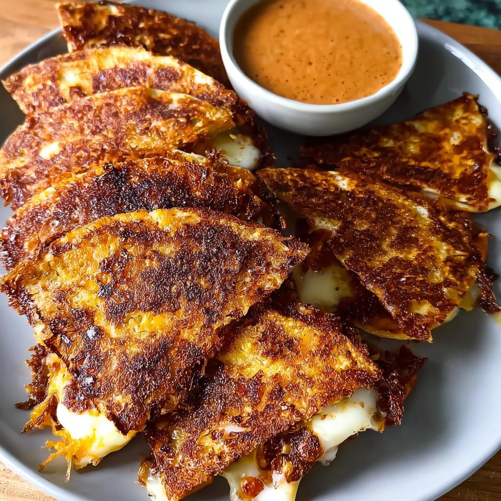 Crispy fried cheese tacos filled with melted cheese, served with a dipping sauce, perfect for Taco Tuesday.