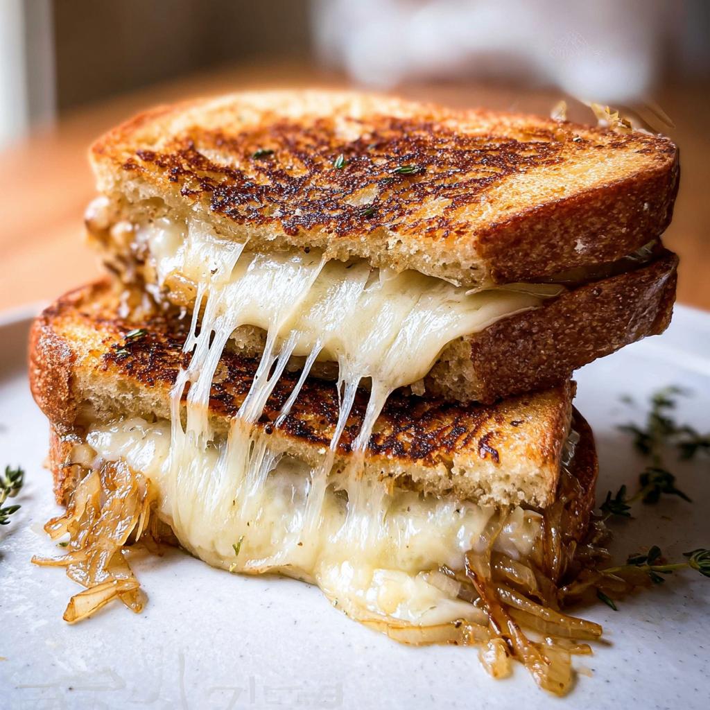 Melted cheese oozing from a perfectly grilled cheese sandwich, part of grilled cheese recipes meal prep.