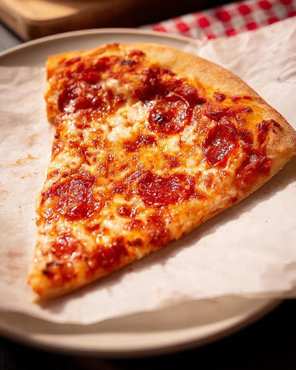 A delicious slice of pepperoni pizza, perfect for Pizza Night Recipes Meal Prep.