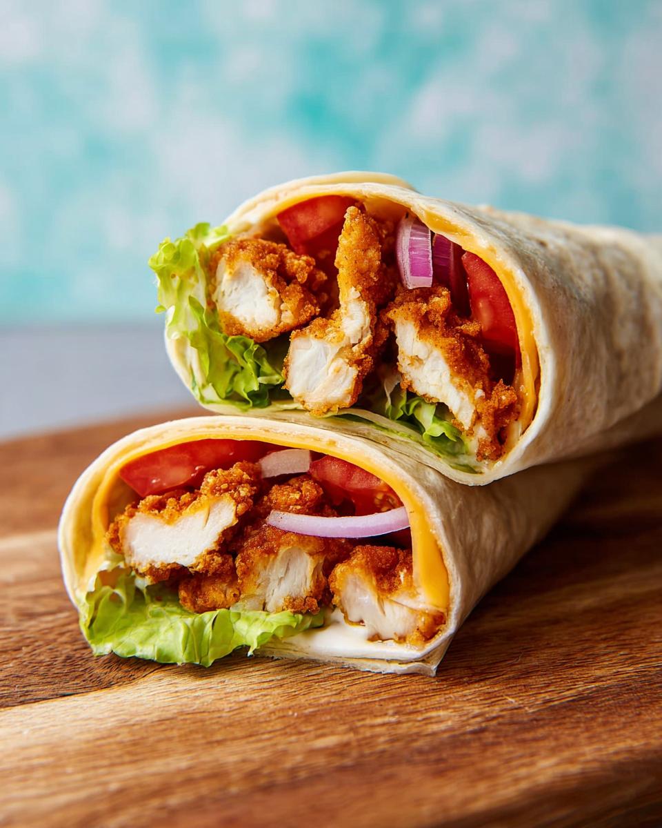 Crunchy Crispy Air Fryer Chicken & Mozzarella Wraps - Other 1